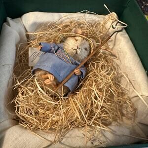 R John Wright #027 of 150 Mice Billy Boy Blue Mother Goose Series Complete